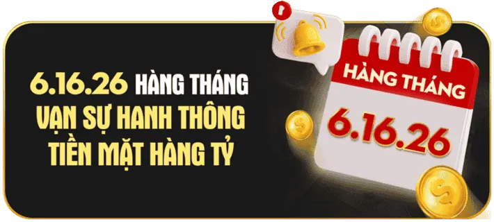 Các chương trình khuyến mãi VN168